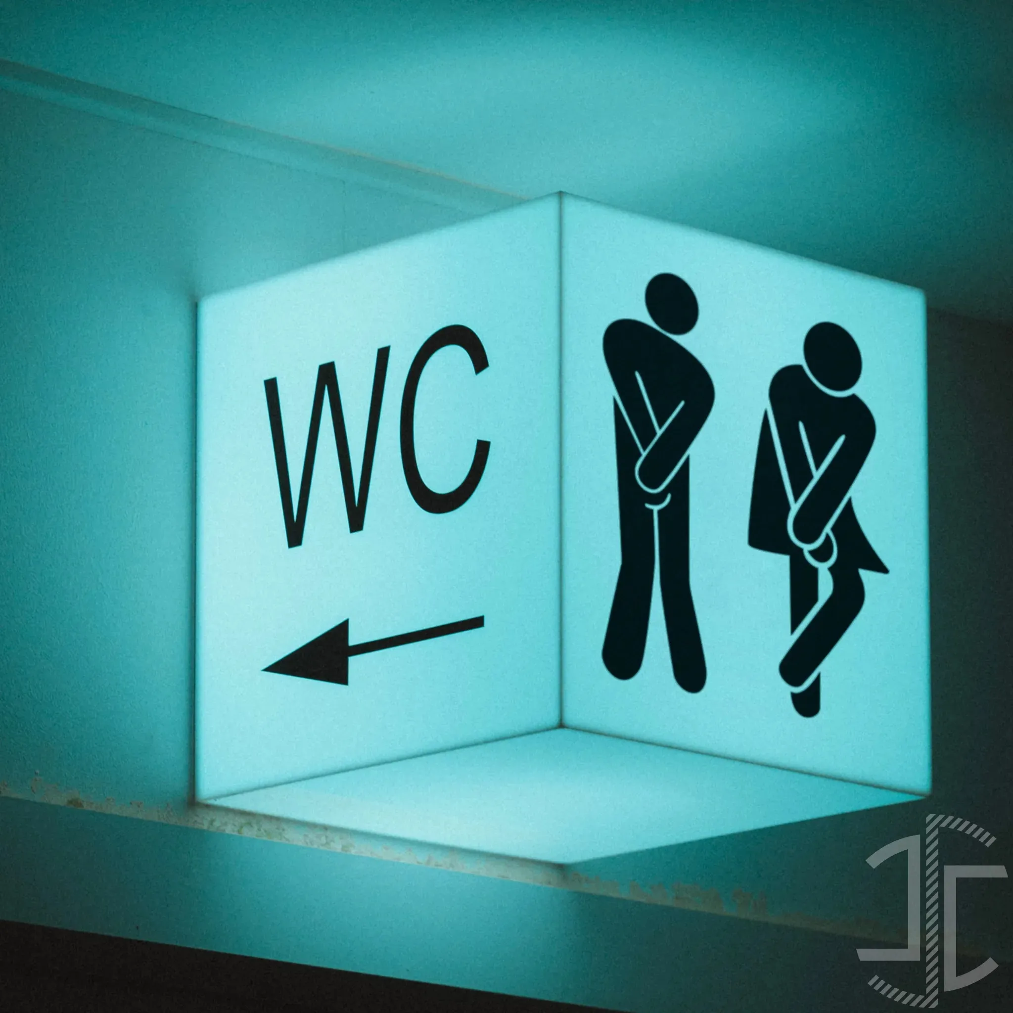 Sinalética de WC V1 - Autocolante em Vinil