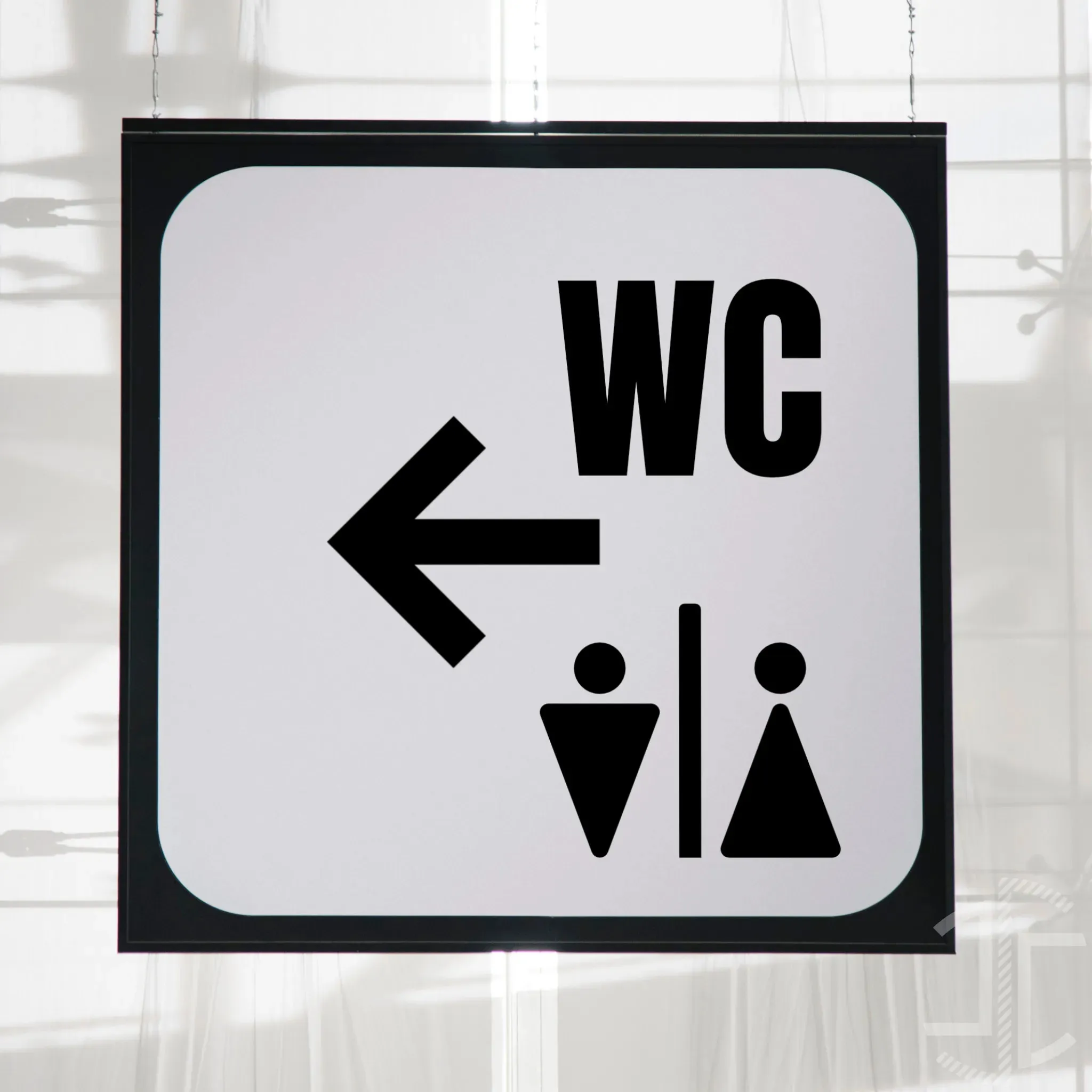 Sinalética de WC V4 - Autocolante em Vinil