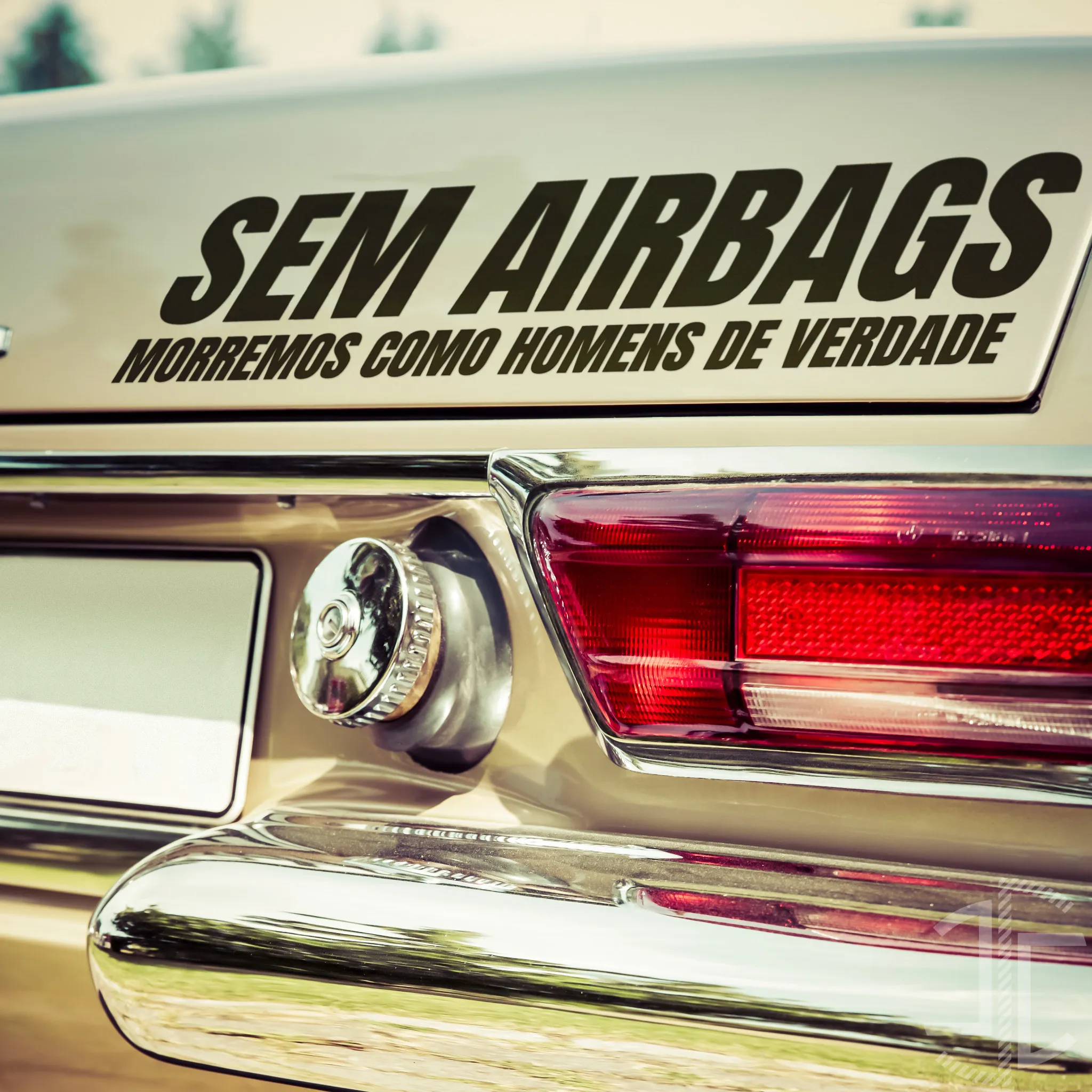 Sem AirBags - Autocolante em Vinil