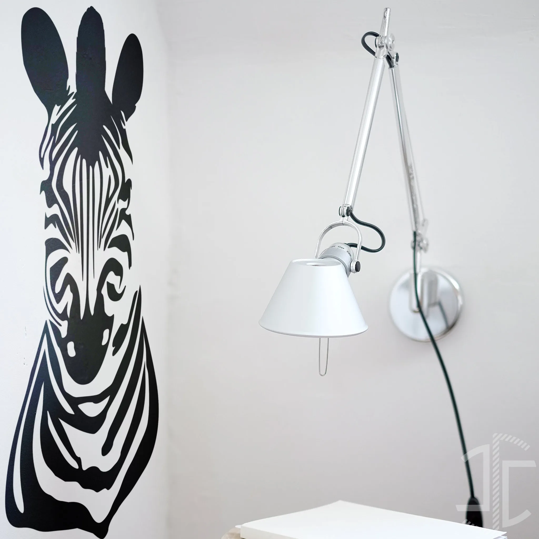 A Zebra Olhando - Autocolante em Vinil