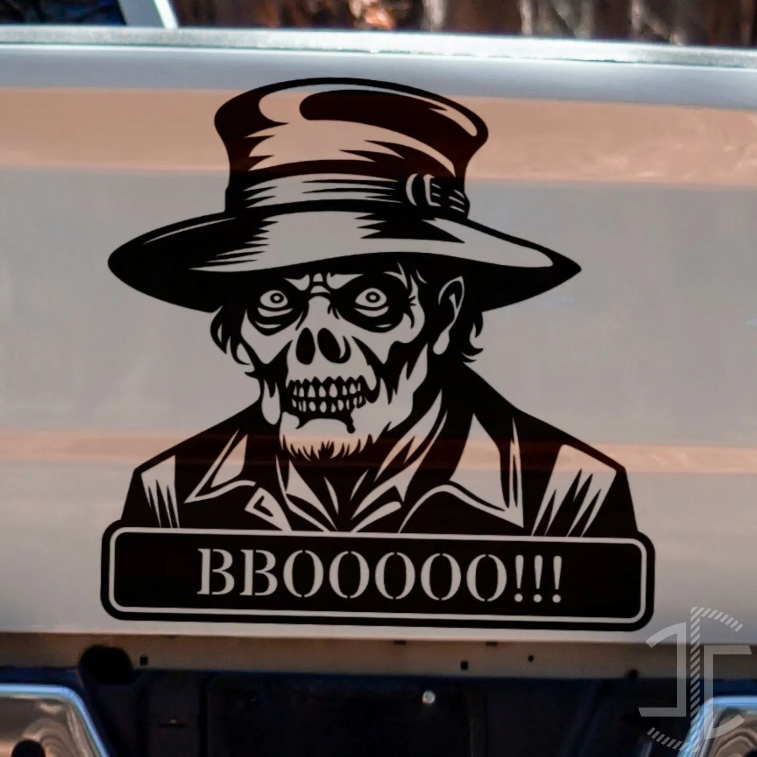 O Zombie  Velho - Autocolante em Vinil