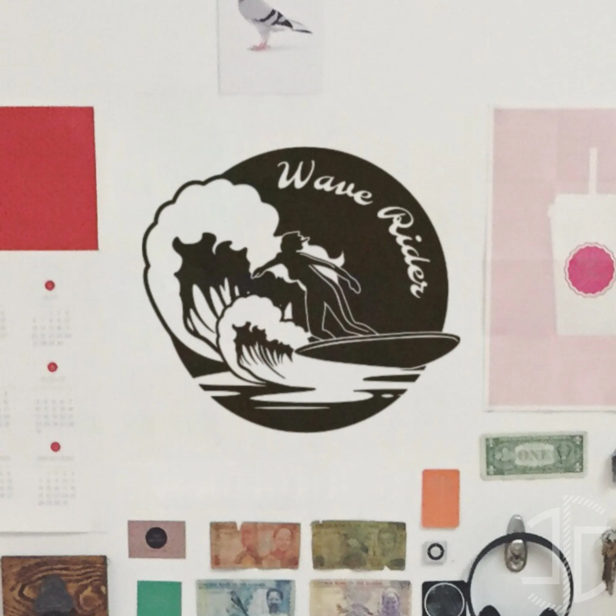 The Wave Rider V1 - Autocolante em Vinil