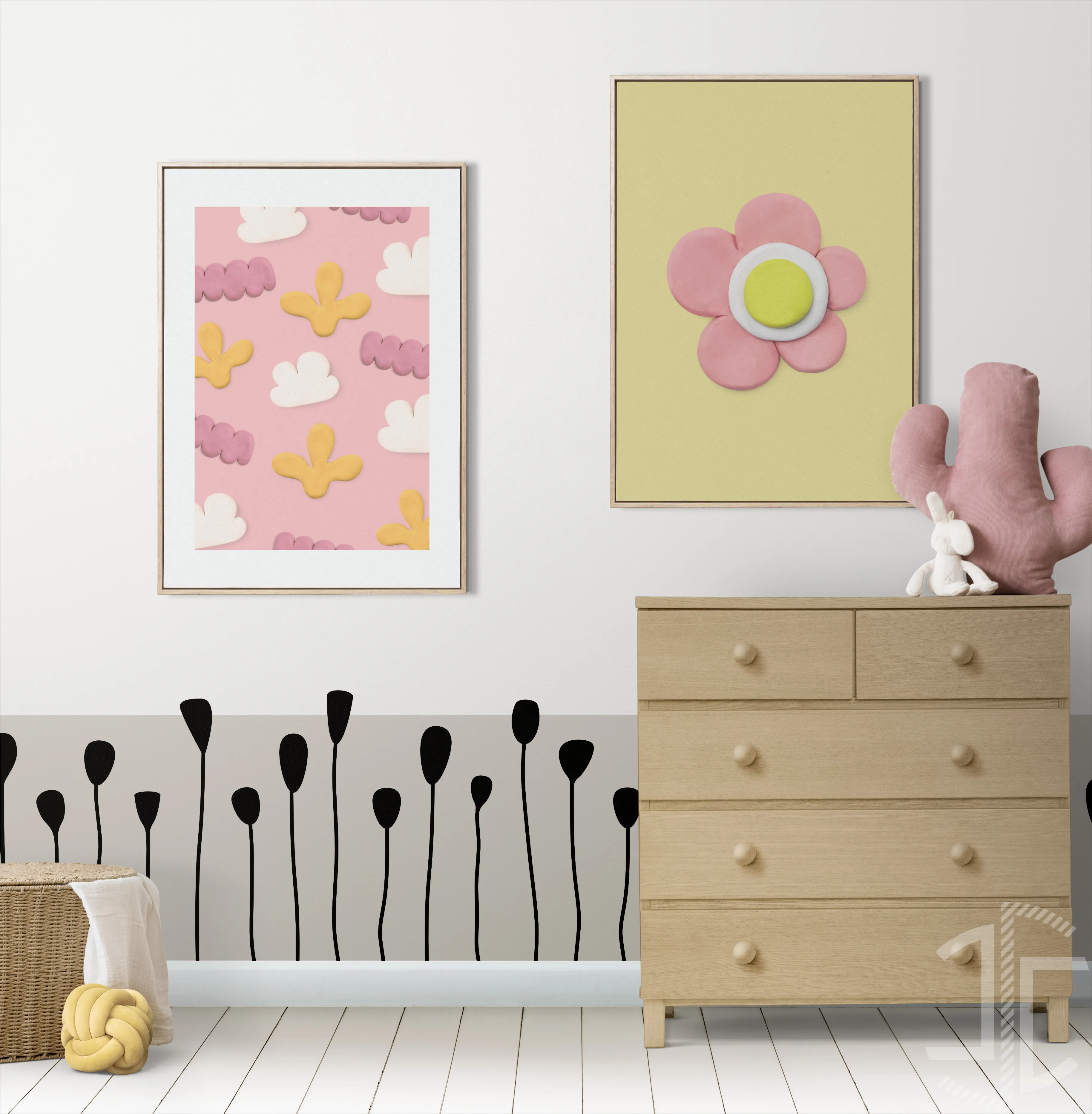 Conjunto de 30 Tulipas - Autocolante em Vinil