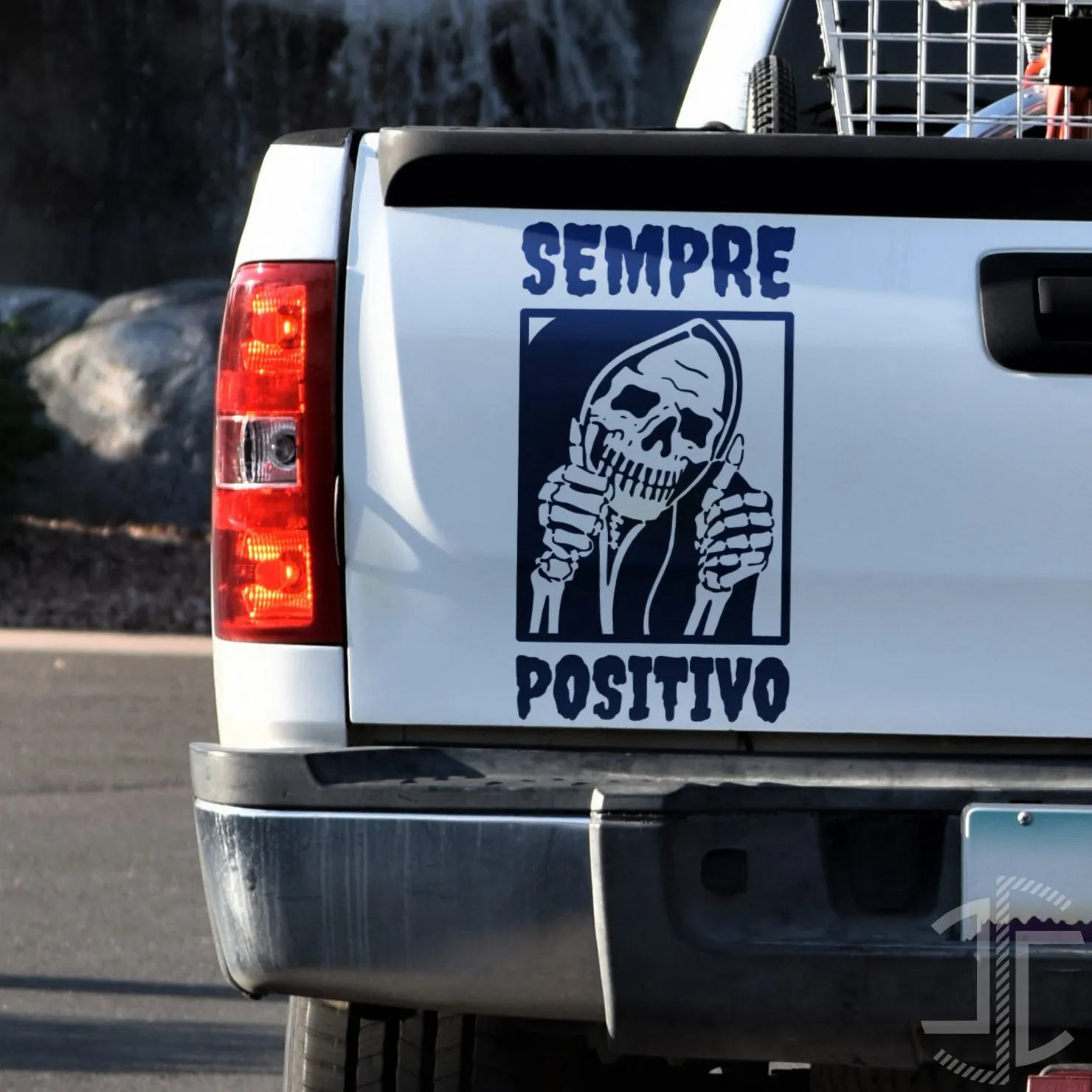 Sempre Positivo V2 - Autocolante em Vinil
