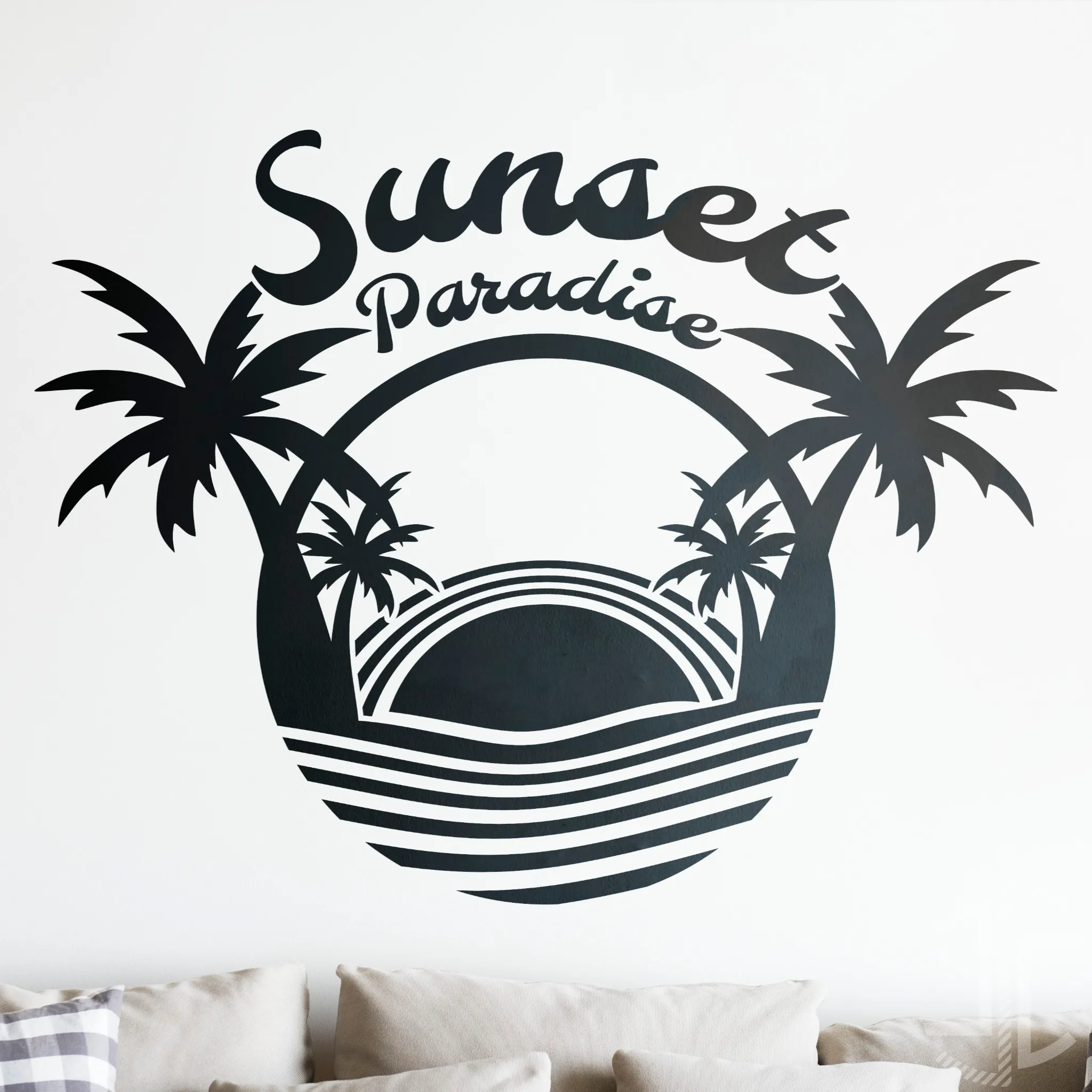 Sunset Paradise - V2 - Autocolante em Vinil