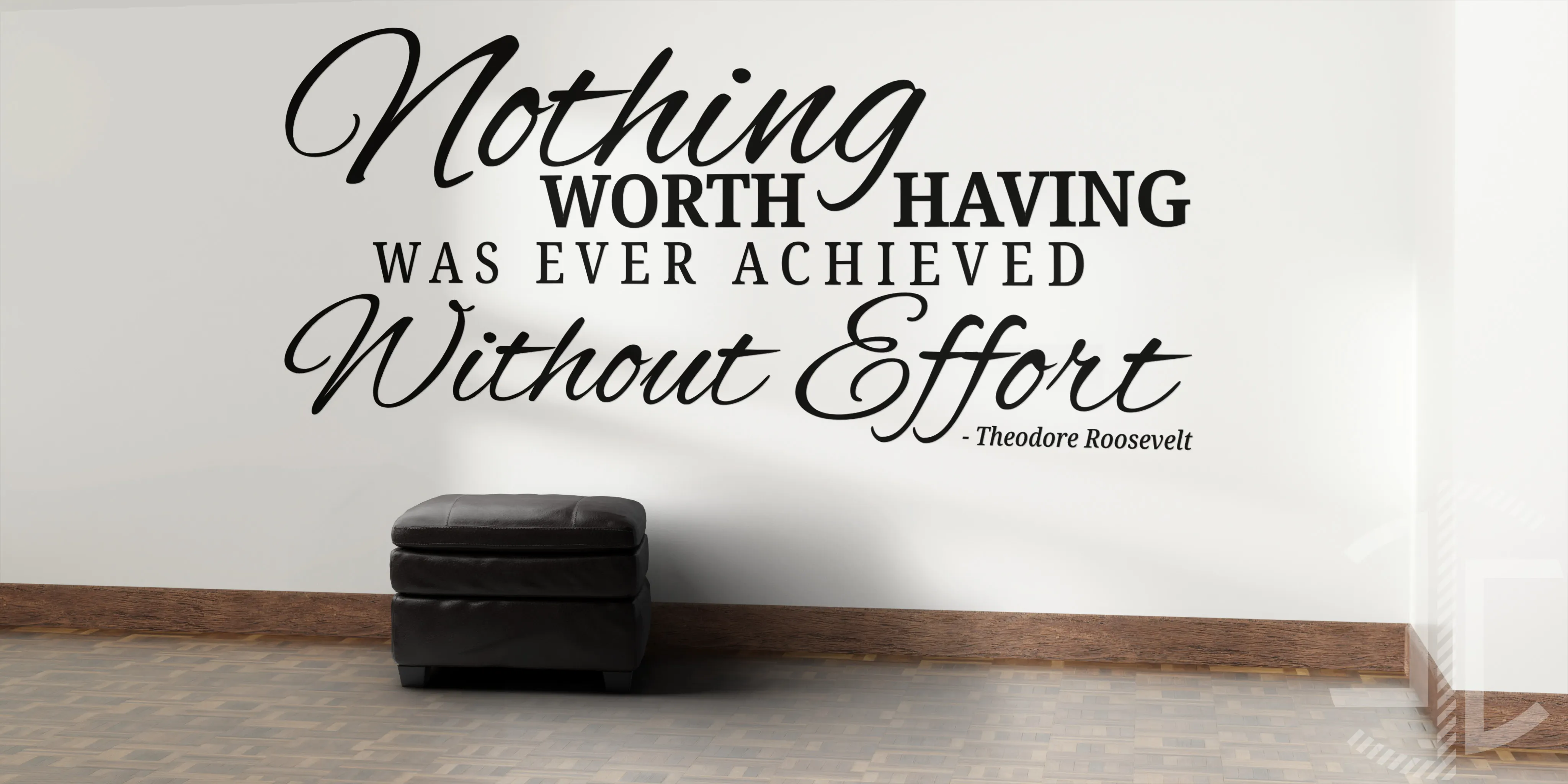 Nothing worth having - Tipografia - Imagem 2