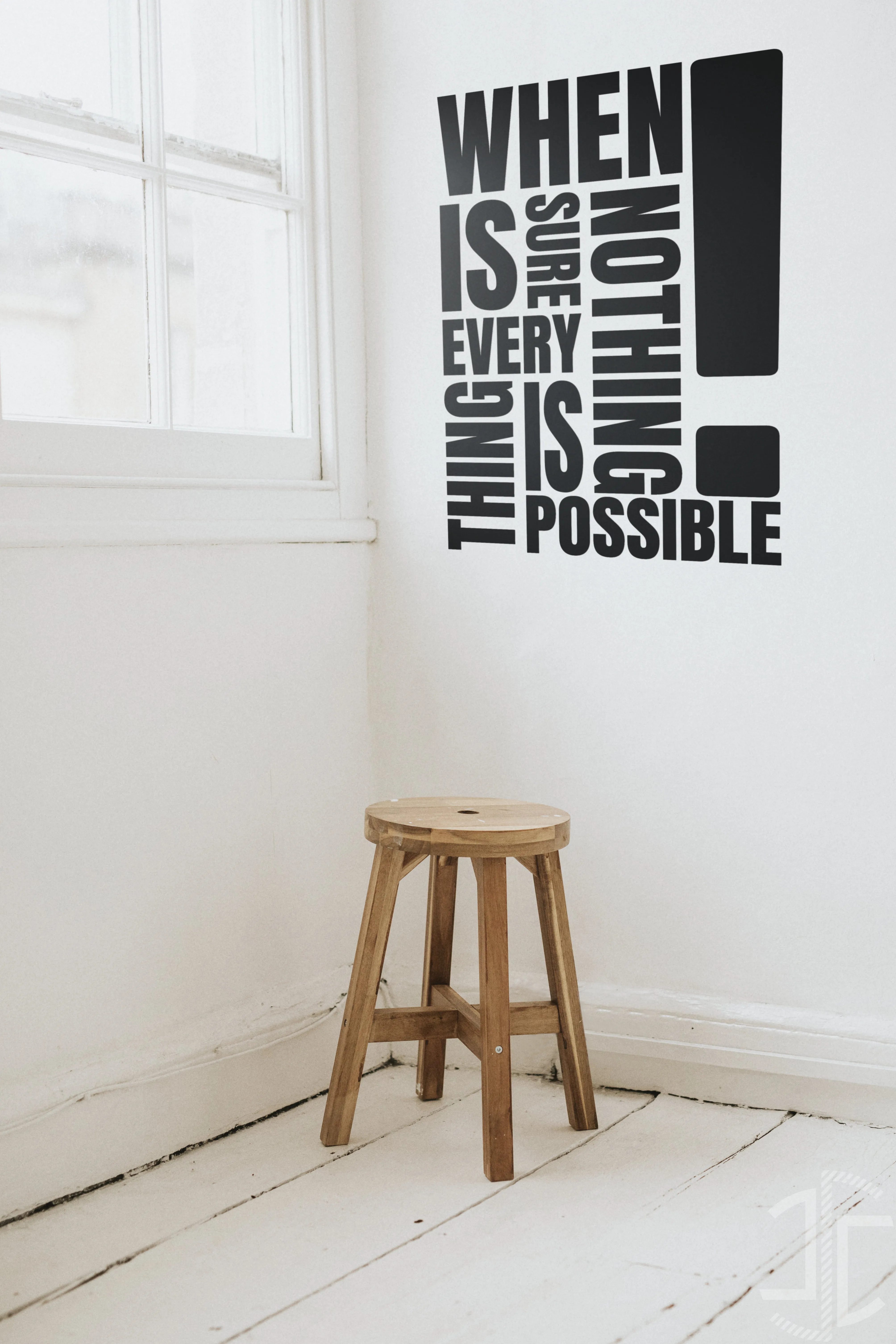When nothing is sure - Tipografia - Imagem 2