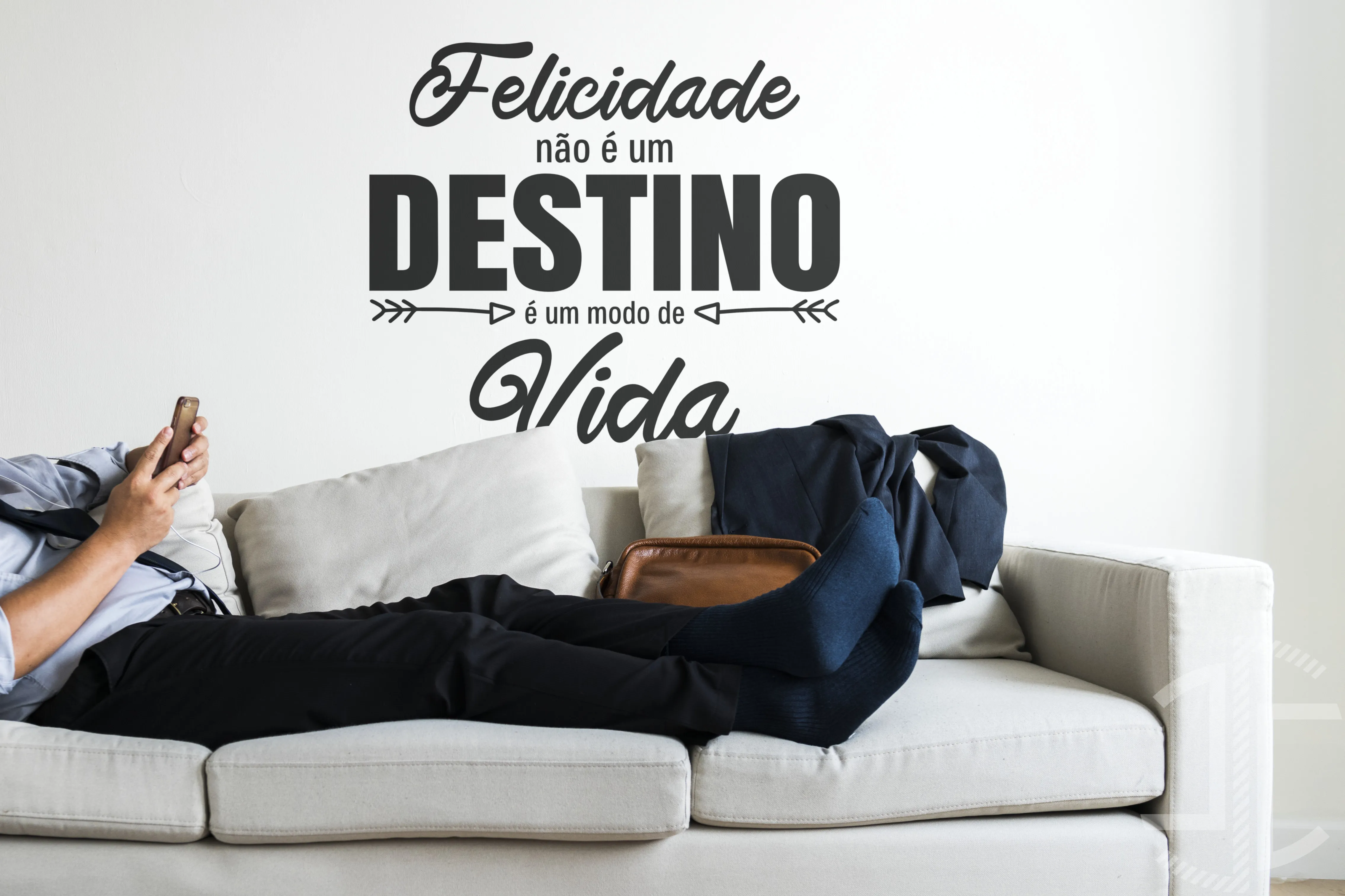 A felicidade não é um destino - Tipografia - Imagem 2