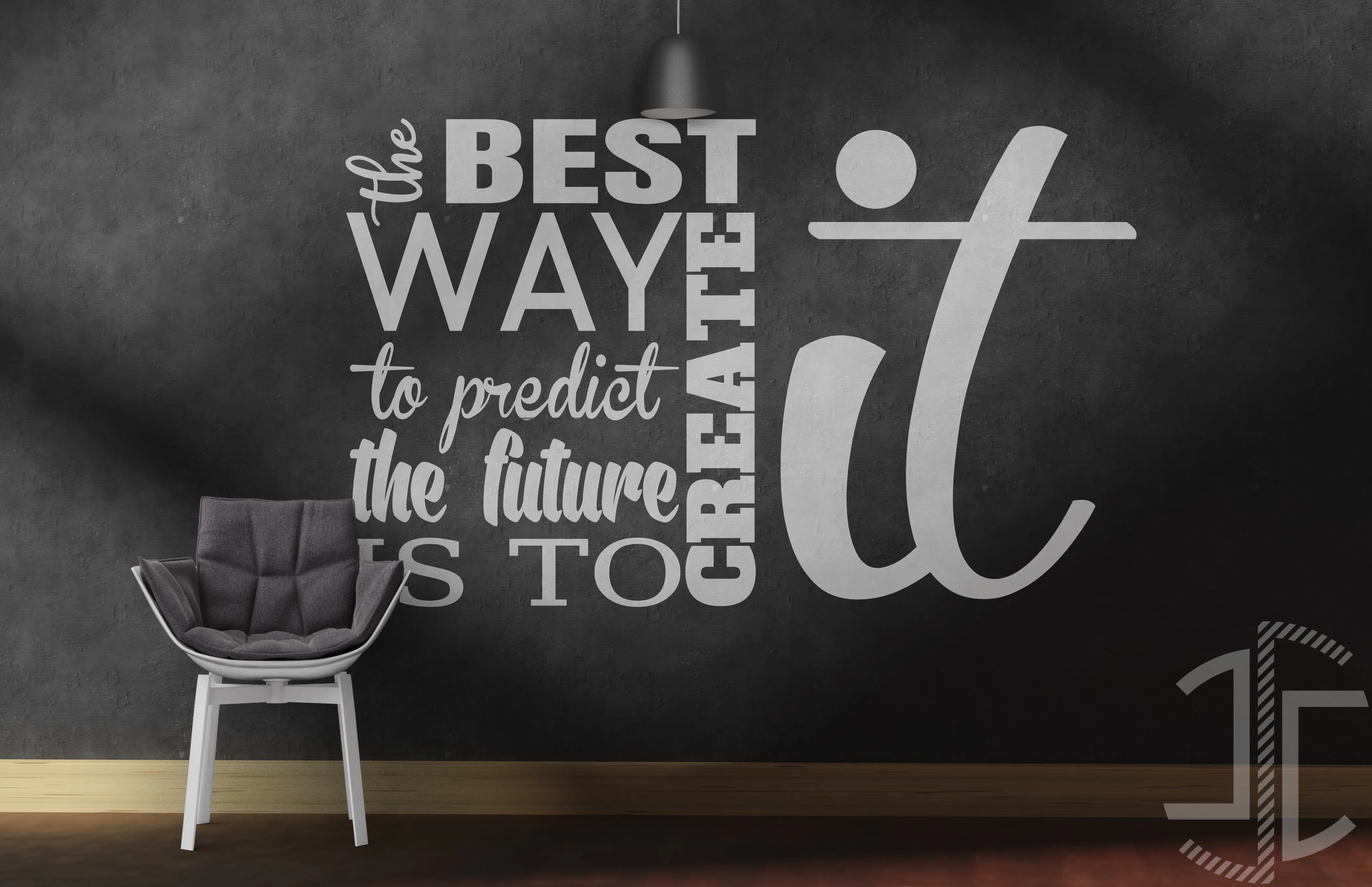 The best way to predict the future is to create it - Tipografia - Imagem 2