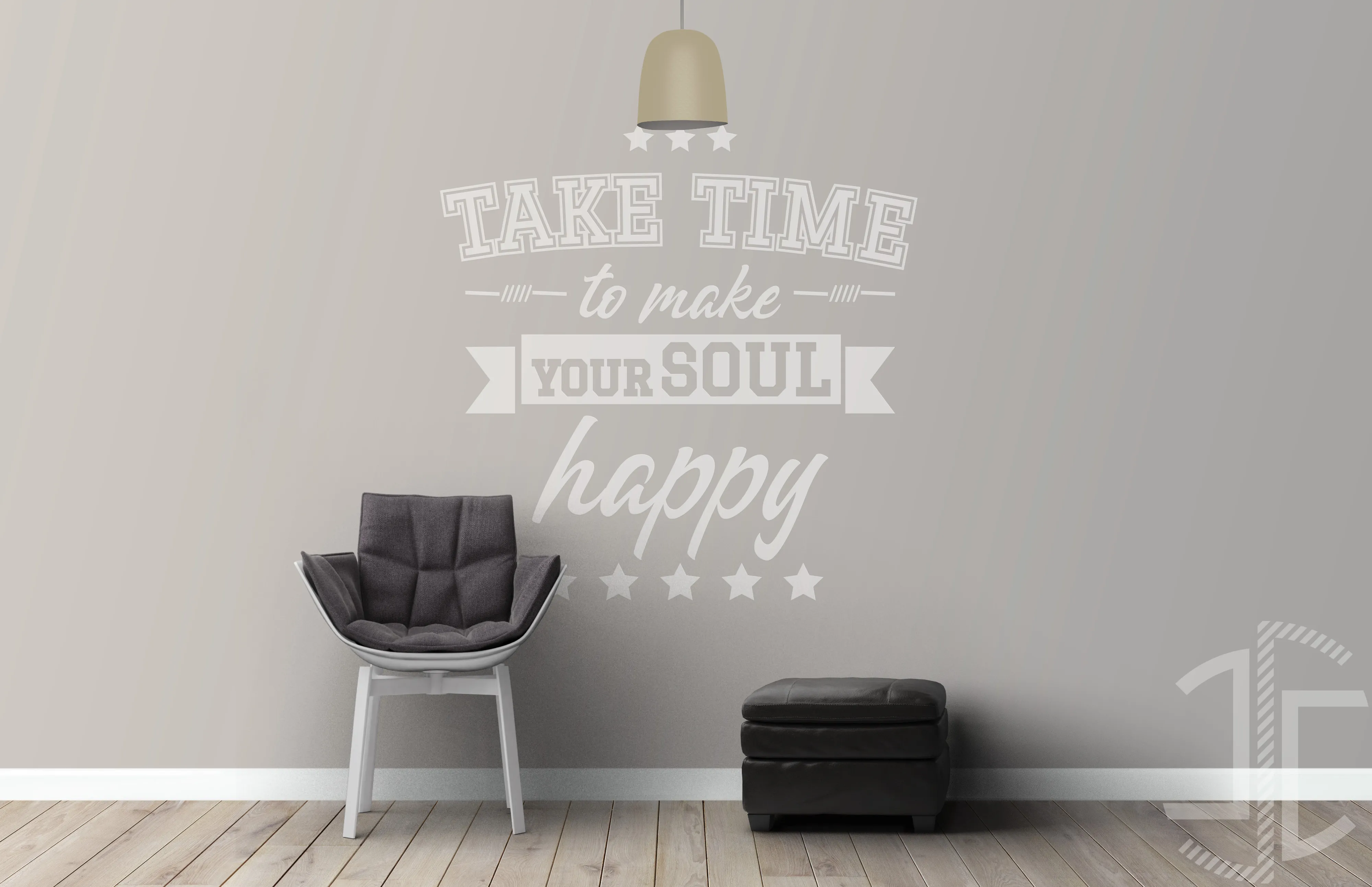 Take time to make your soul happy - Tipografia - Imagem 2