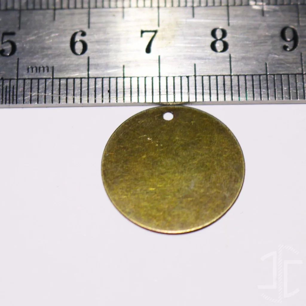 Medalha de identificação animal - Aço com patina - Imagem 5