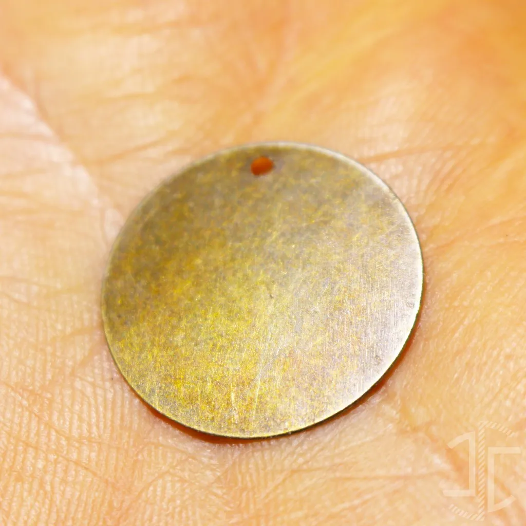 Medalha de identificação animal - Aço com patina - Imagem 6