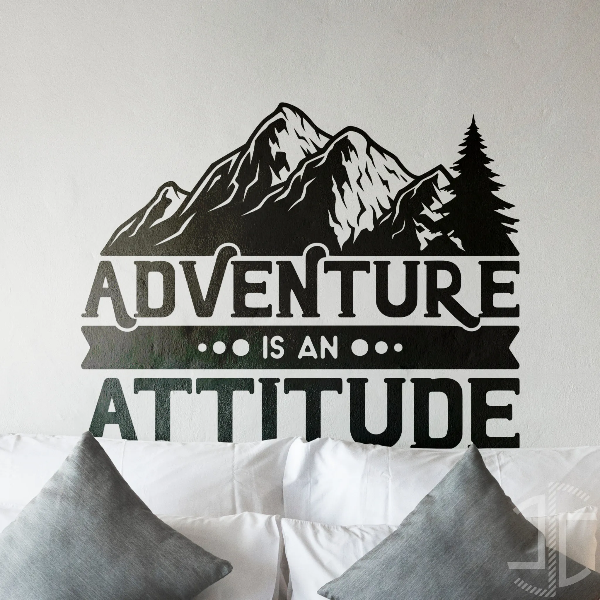Adventure is an Attitude - Tipografia - Autocolante em Vinil