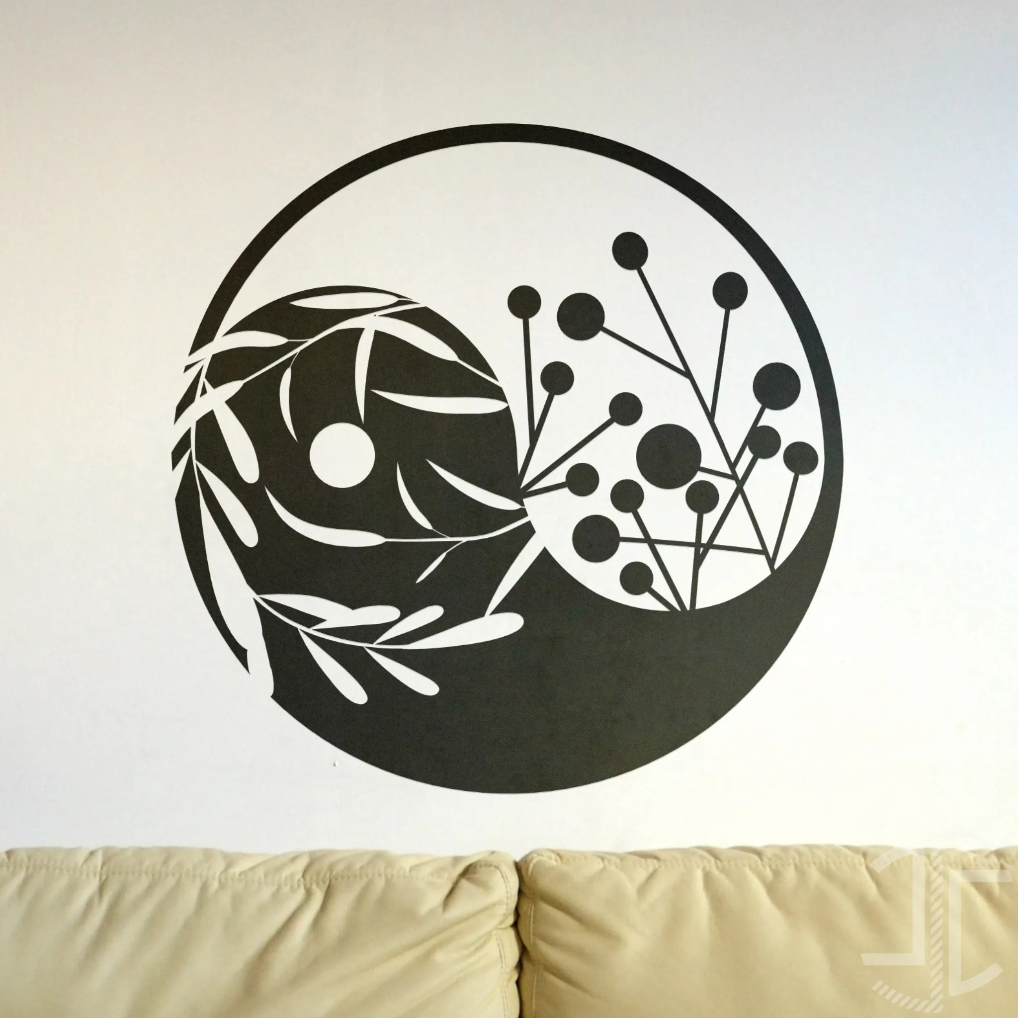Taoismo - Yin e Yang - Autocolante em Vinil