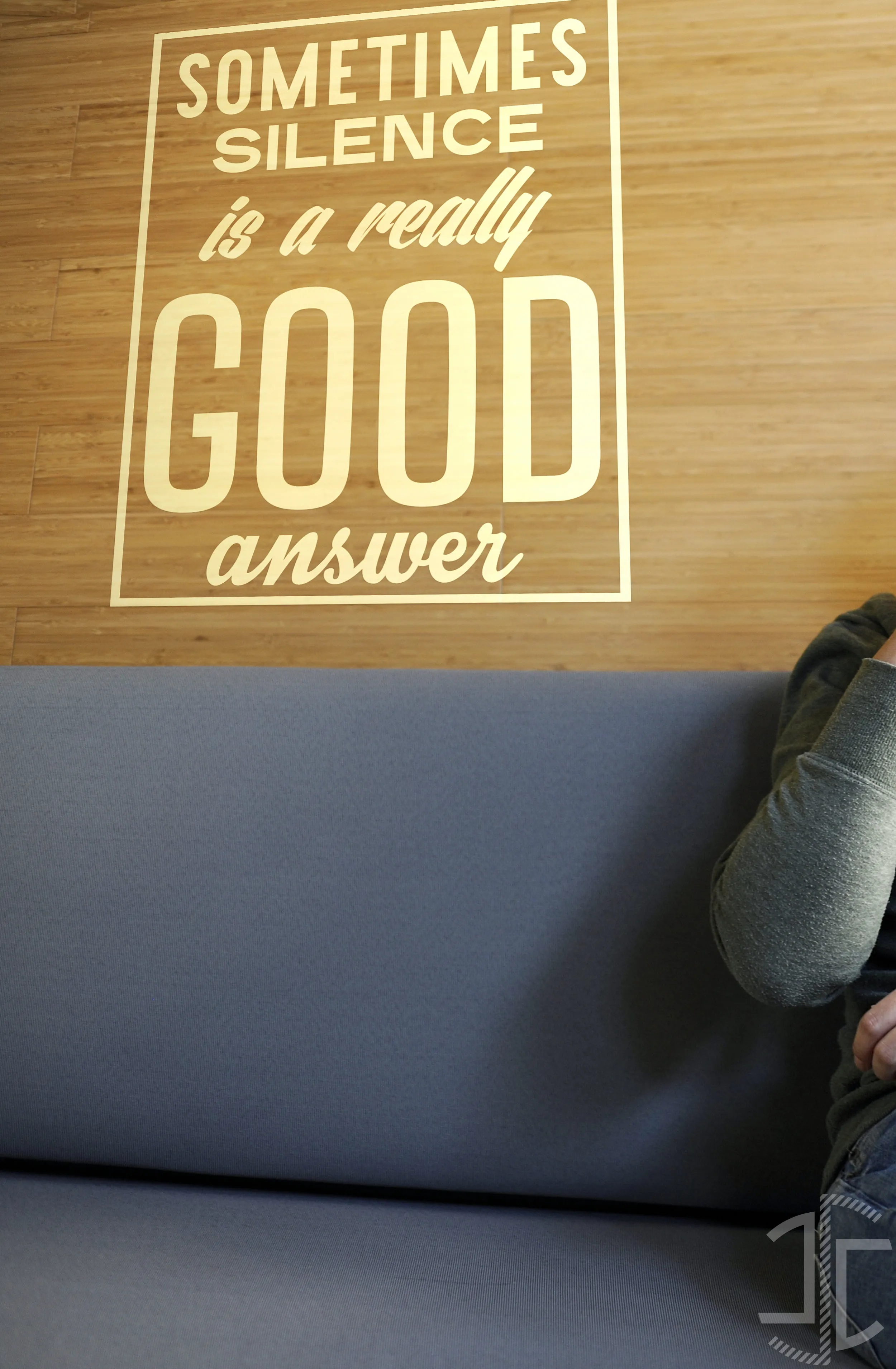 Sometimes silence is a really good answer - Tipografia - Imagem 2