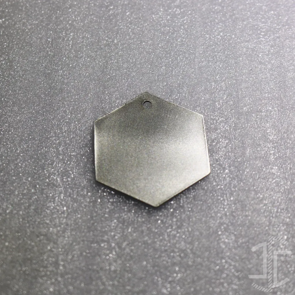 Medalha de identificação animal em aço 304 - Forma Hexagonal - Imagem 5