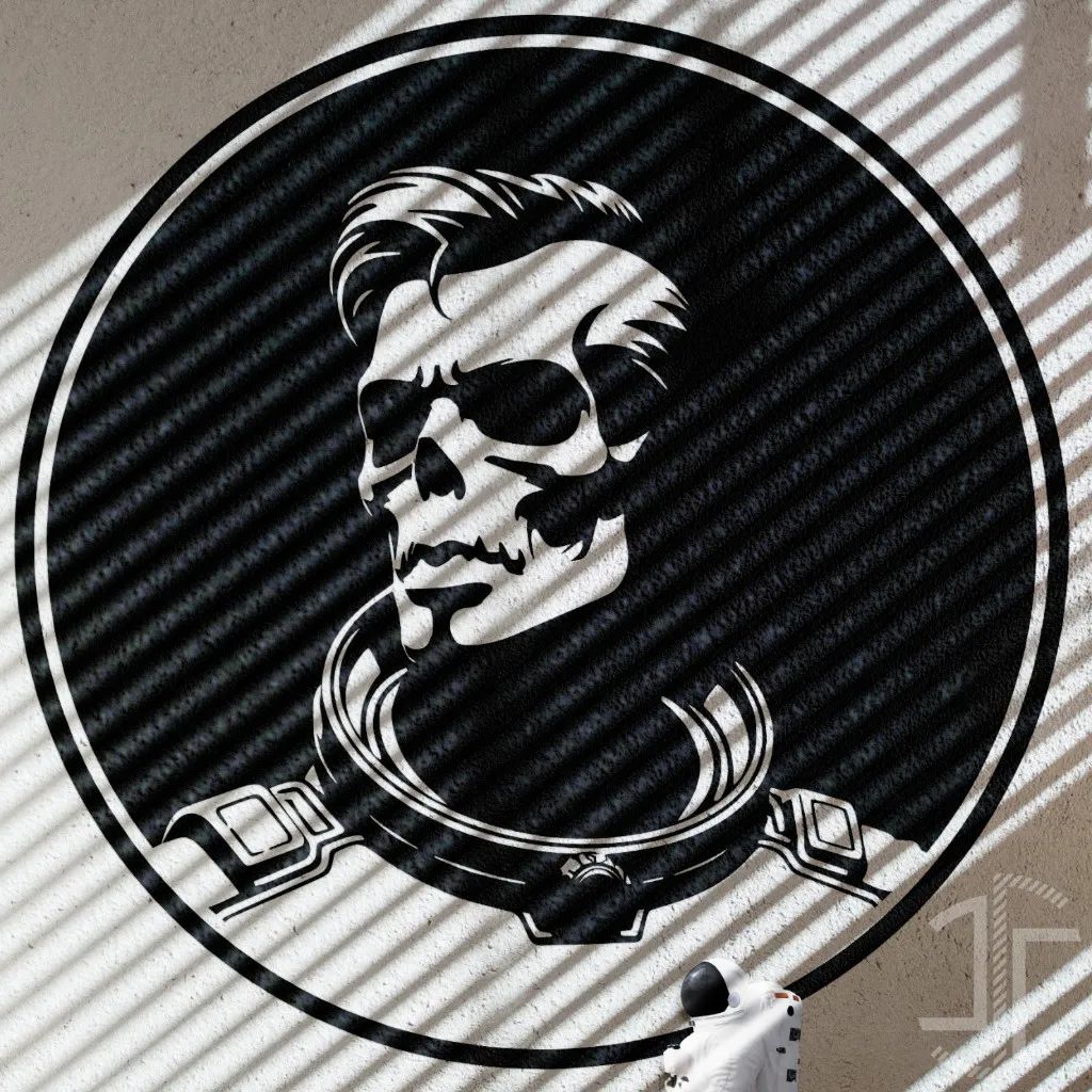 O astronauta - V4 - Autocolante em Vinil
