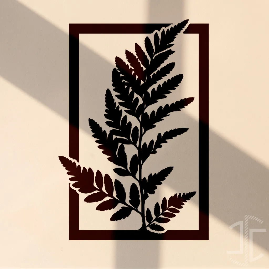 Folha de Feto - Painel Decorativo - Autocolante em Vinil