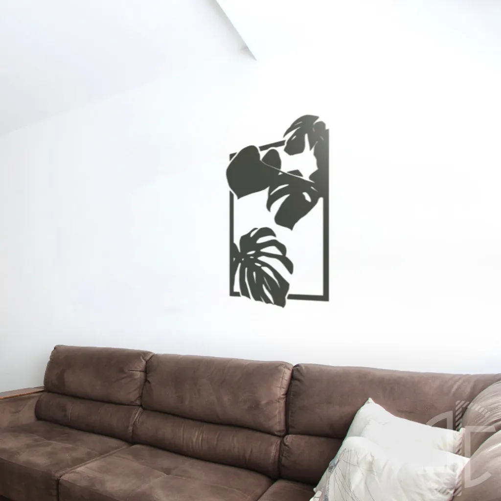 Folha de Monstera - Painel Decorativo - Autocolante em Vinil