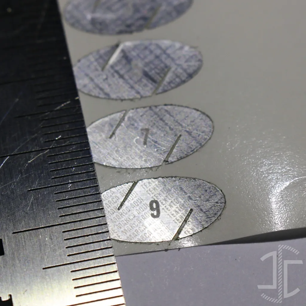 Pack de autocolantes ovais e fragmentáveis - V1 - Imagem 4