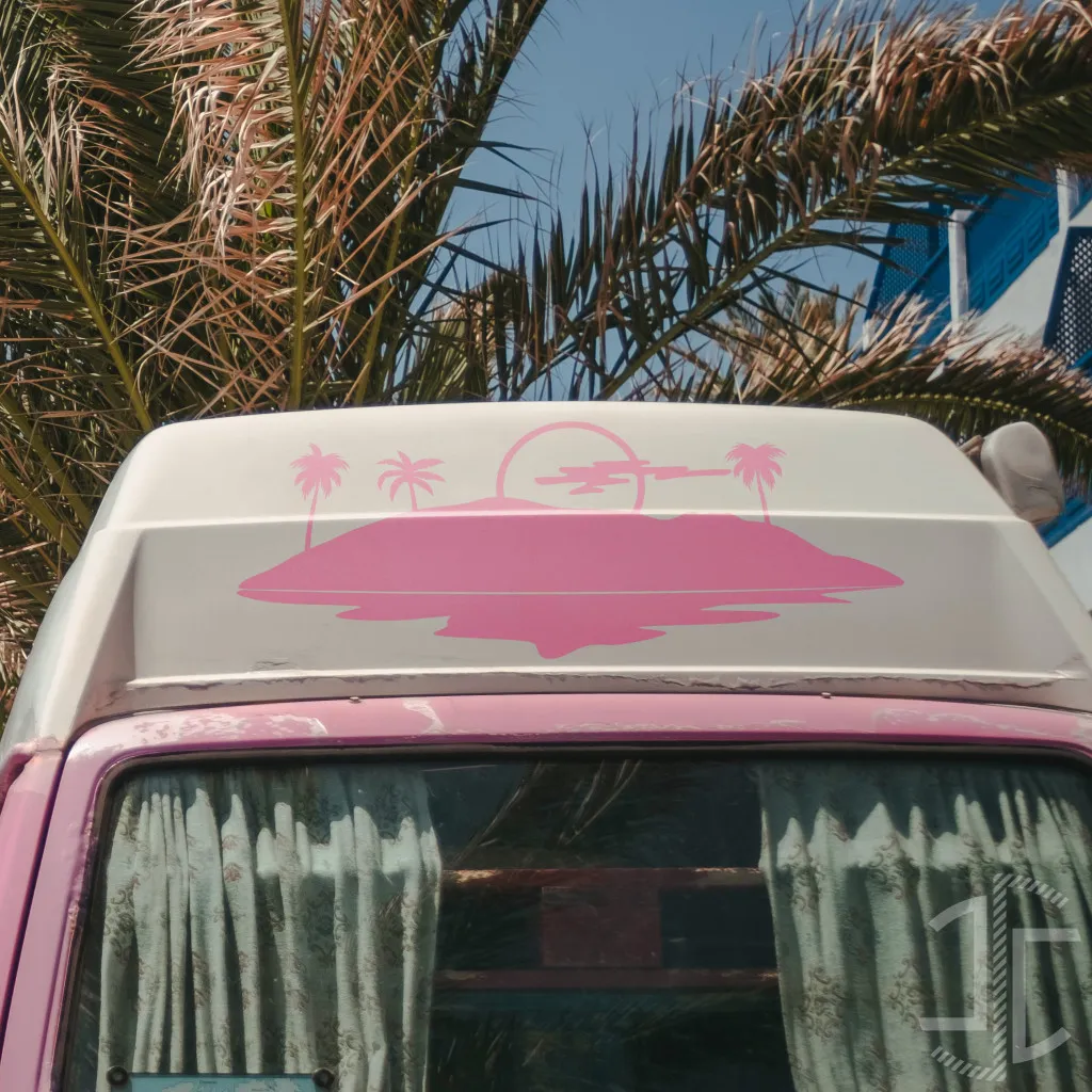 Ilhas desertas - V4 - Autocolante em Vinil