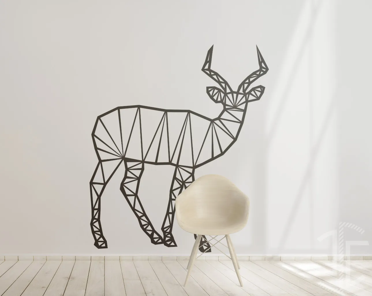 Antilope minimalista -  Autocolante em Vinil - Imagem 2