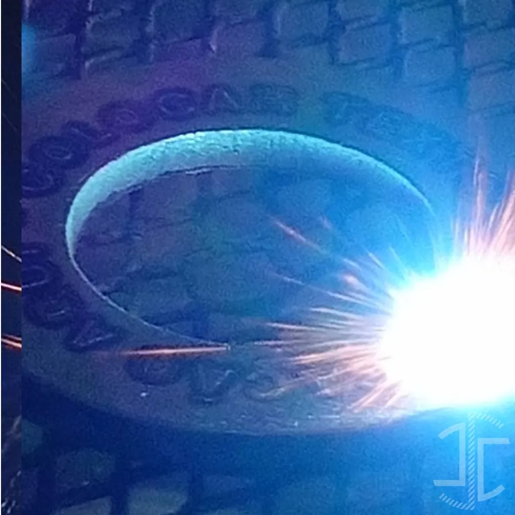 Medalha furada de Marcação em Aço A2 - Imagem 8