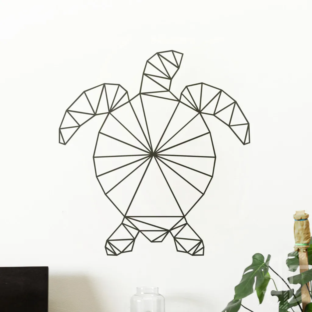 Tartaruga minimalista - Autocolante em Vinil