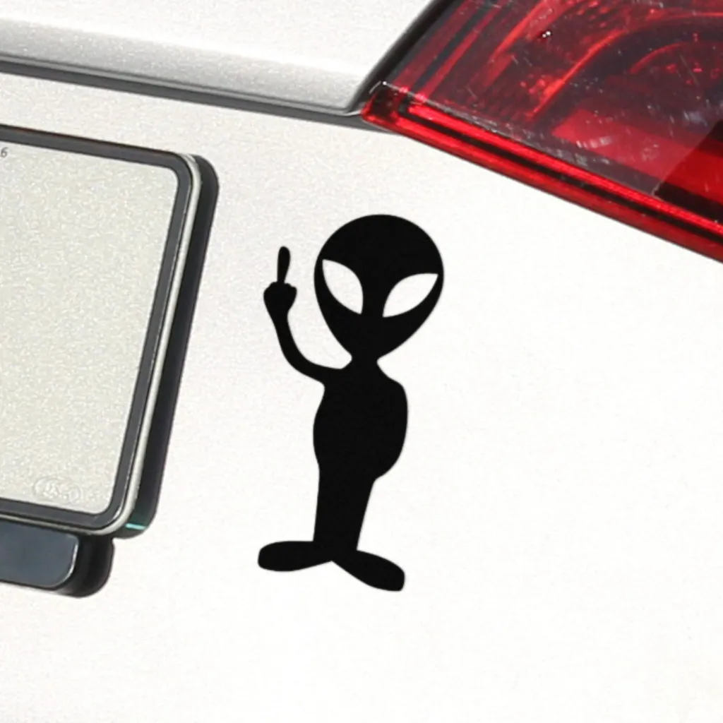 Alien Birdie - Autocolante em Vinil