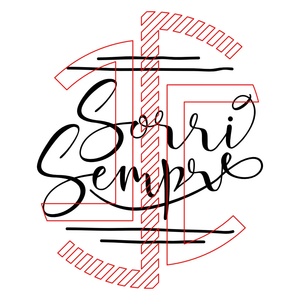 Sorri Sempre - Tipografia - Autocolante em Vinil - Imagem 3