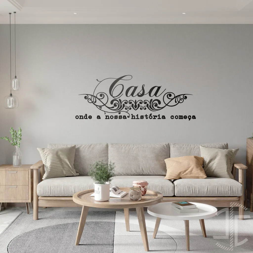 Casa - Onde a nossa história começa - Tipografia - Imagem 2