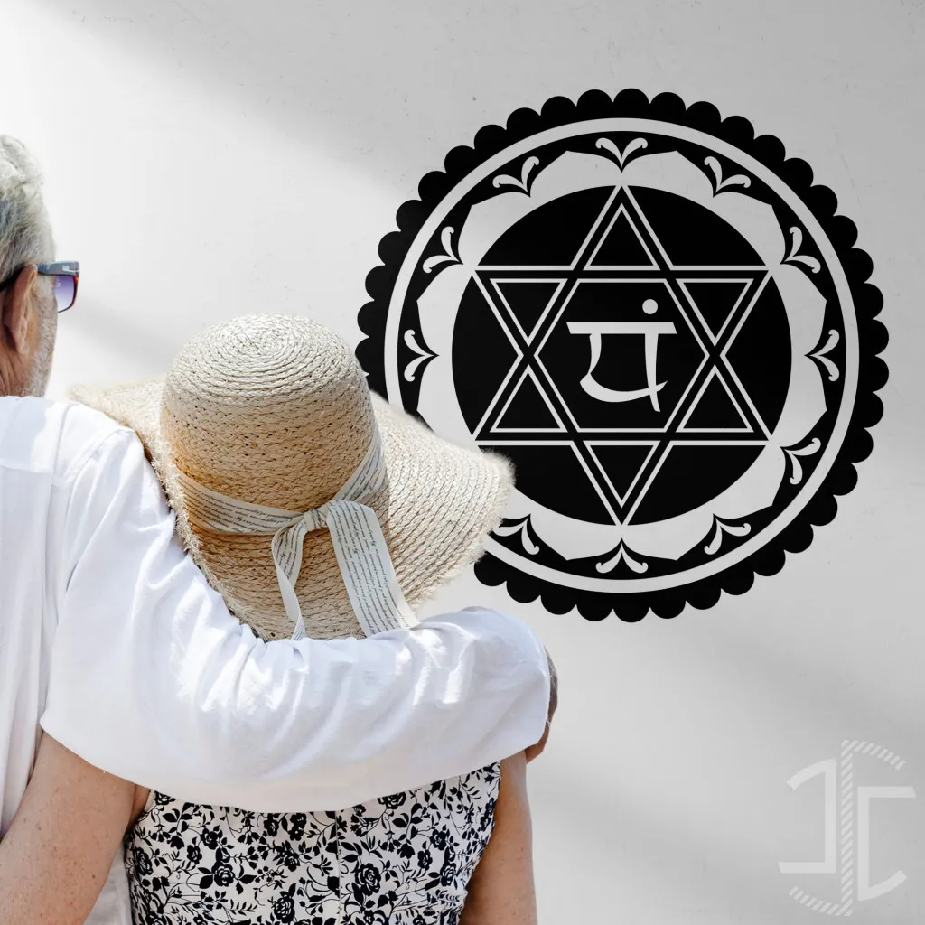 Chakra do Coração - Autocolante em Vinil