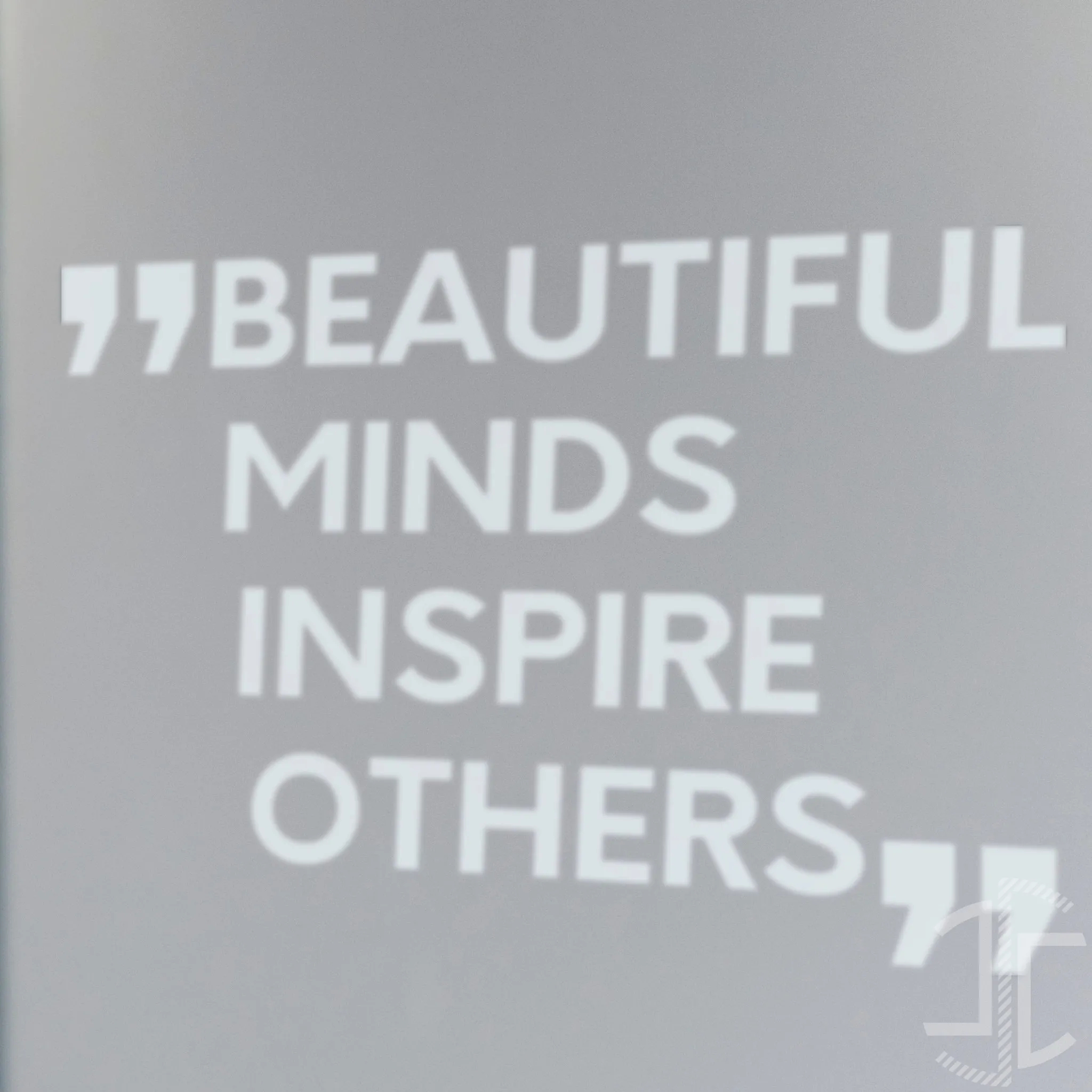 Beautiful minds inspire others - Tipografia - Autocolante em Vinil