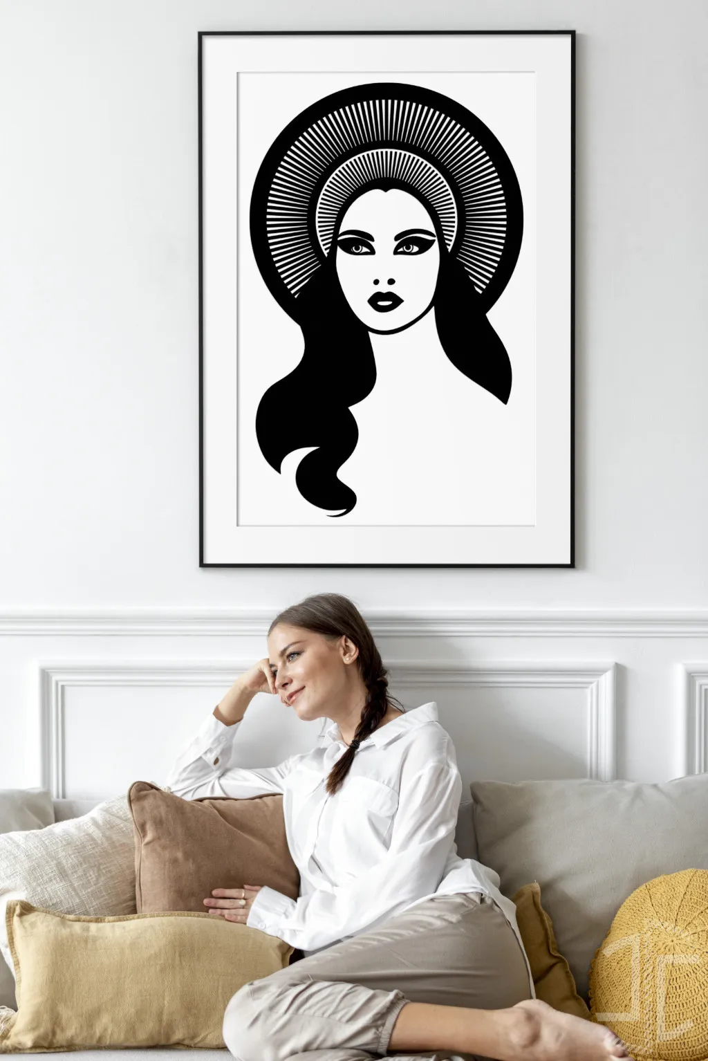Busto de Mulher com ornamento na cabeça - V7 - Imagem 2