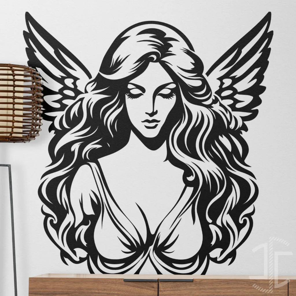 O Anjo V4 - Autocolante em Vinil