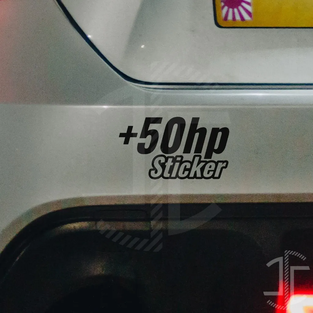 Mais 50HP - Autocolante em Vinil - Imagem 2