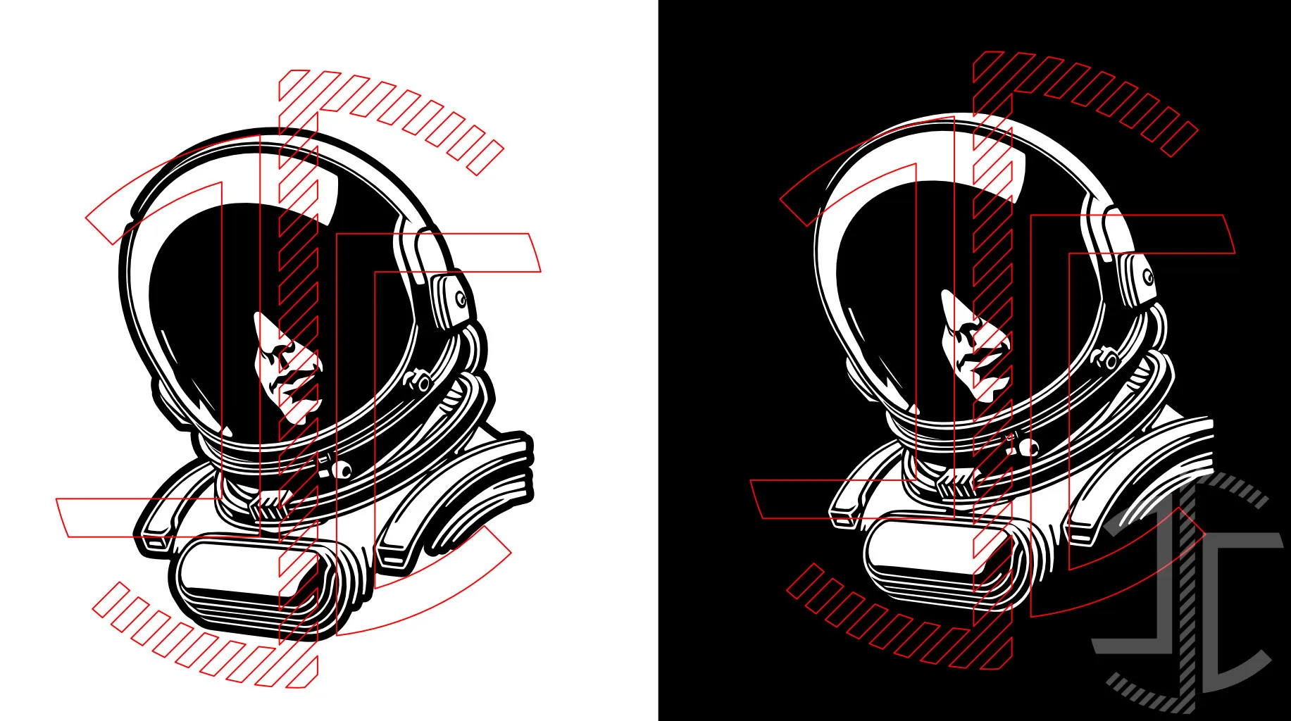 O Astronauta - V3 - Autocolante em Vinil - Imagem 5