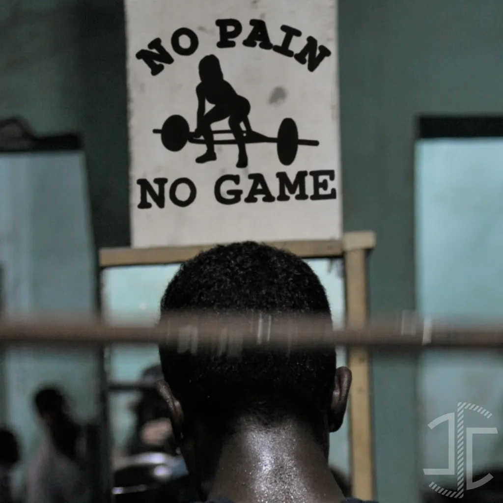 No Pain, No Game - V1 - Autocolante em Vinil