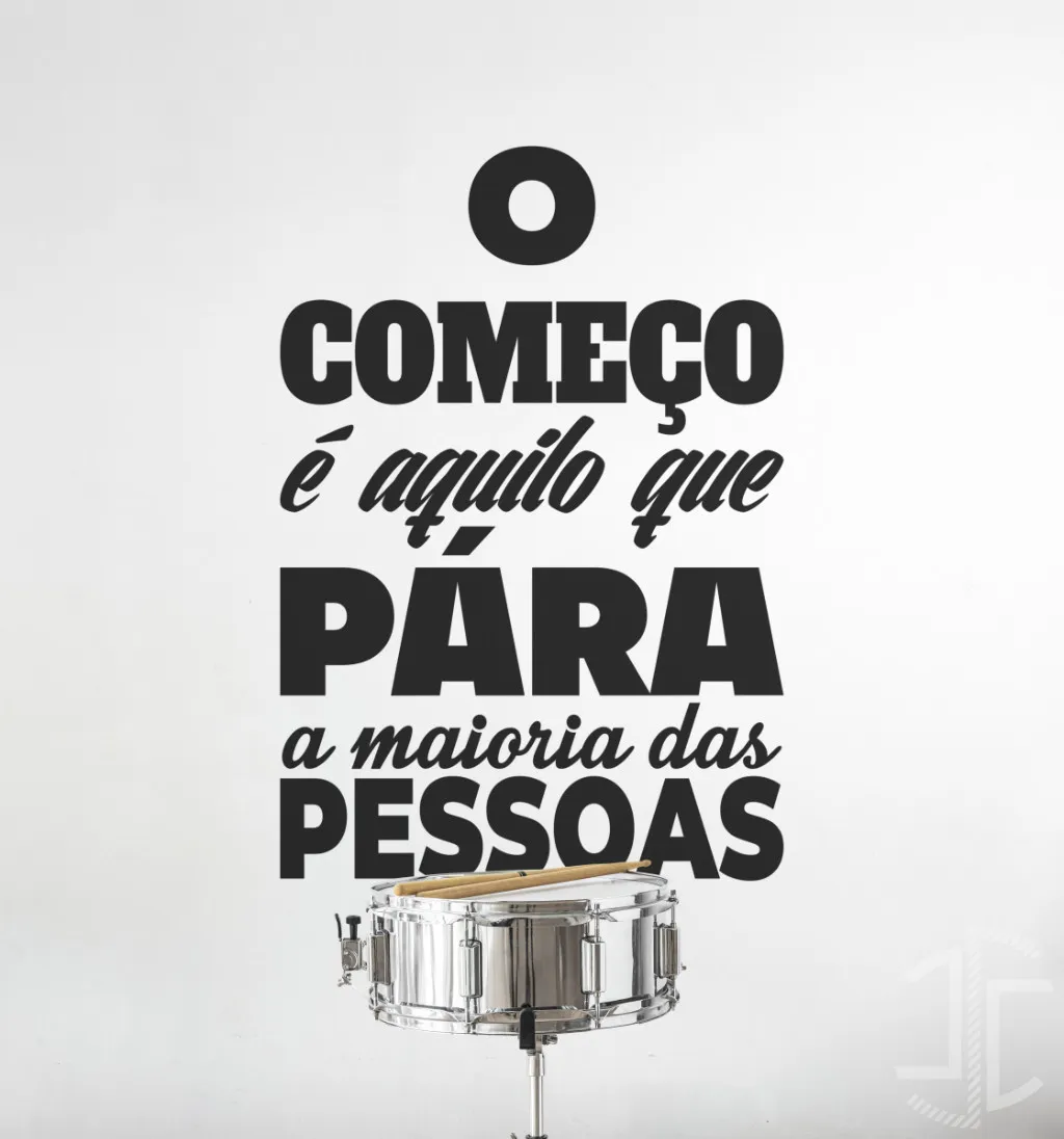 O começo é o que pára a maioria das pessoas - Tipografia - Imagem 2
