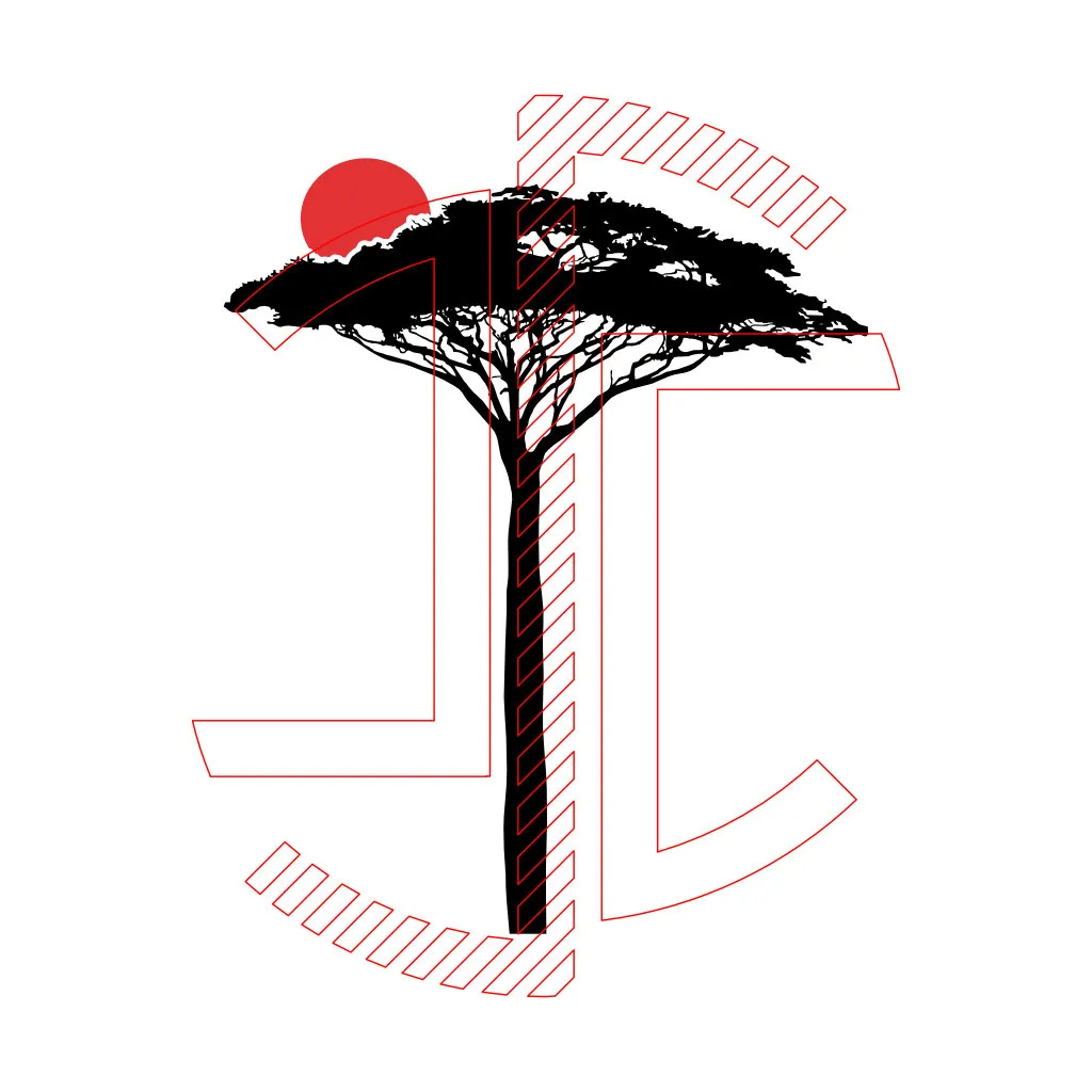 Acácia ao Pôr do Sol - Autocolante em Vinil - Imagem 3