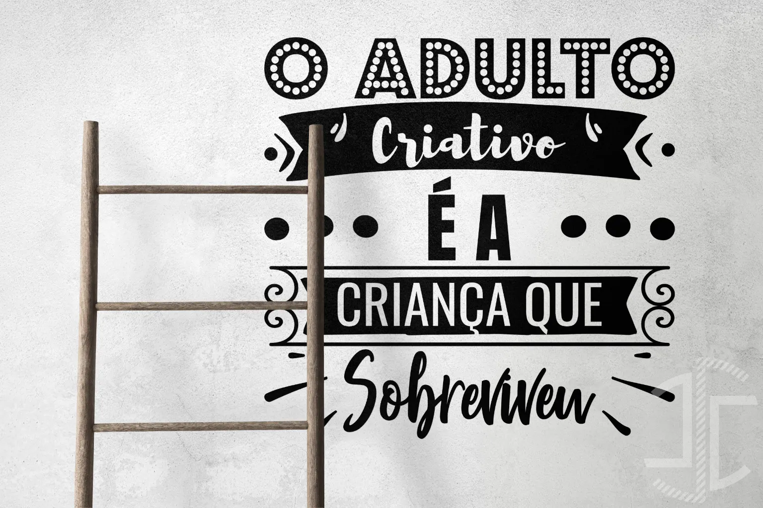 O adulto criativo é a criança que sobreviveu - Tipografia - Imagem 2