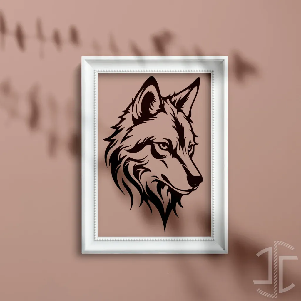 O Lobo - Autocolante em Vinil