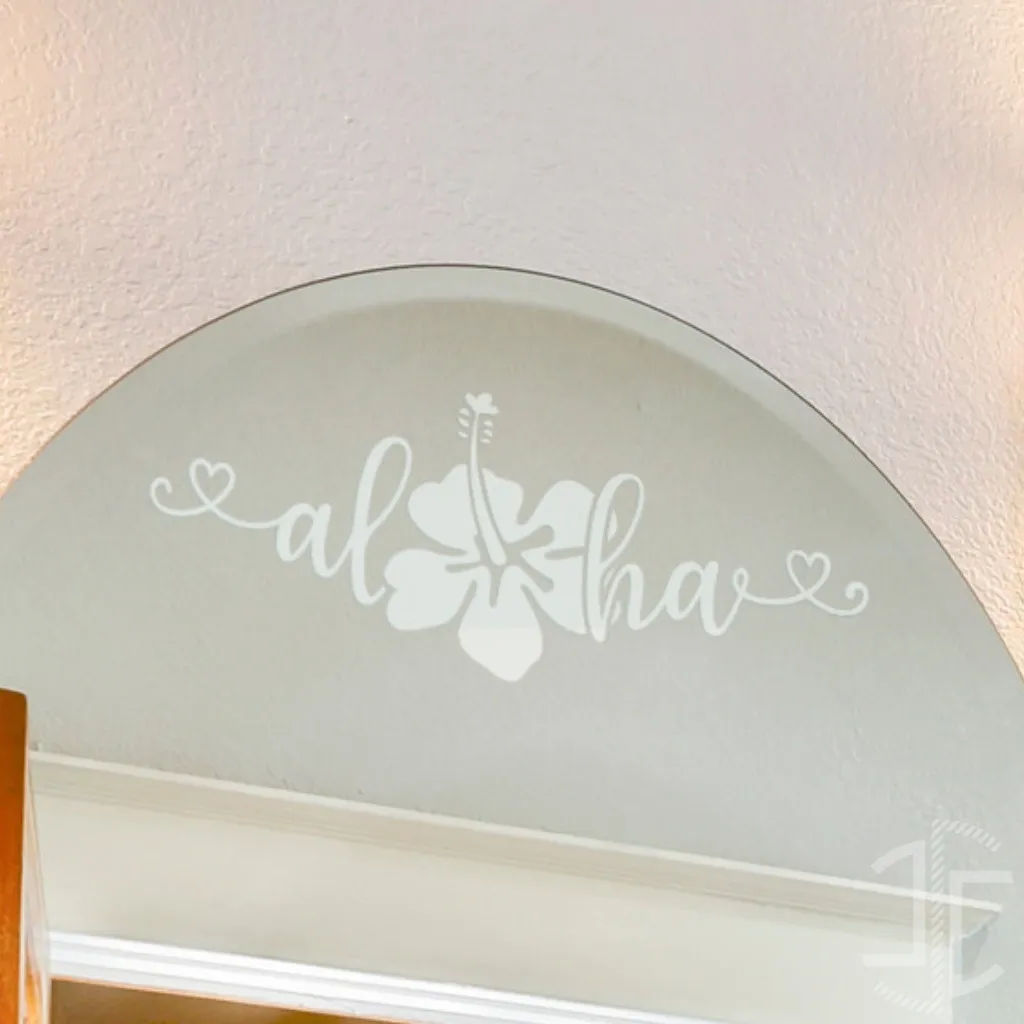 Aloha - Tipografia - Autocolante em Vinil