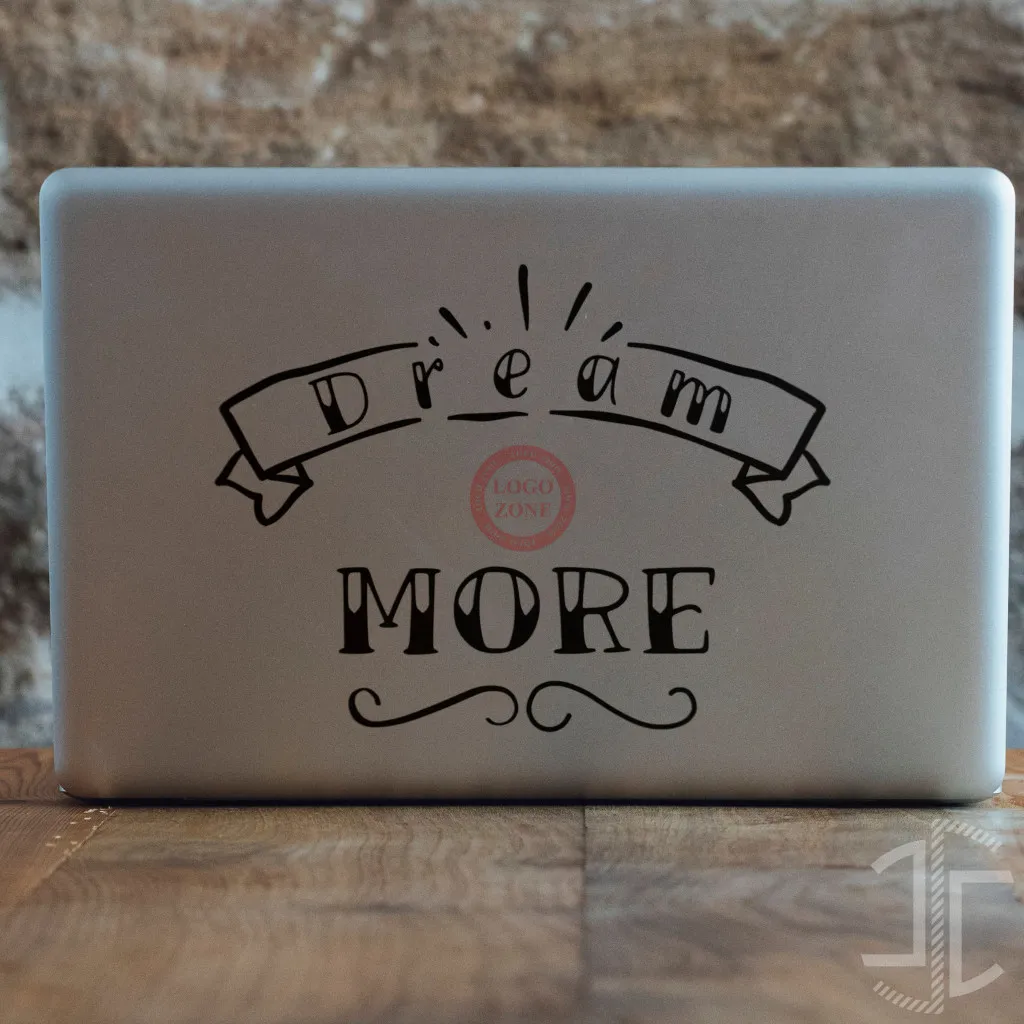 Dream More - Tipografia - Autocolante em Vinil