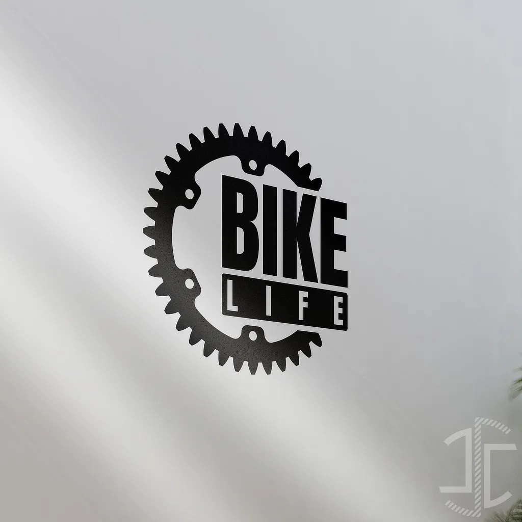 Bike Life - Tipografia - Autocolante em Vinil