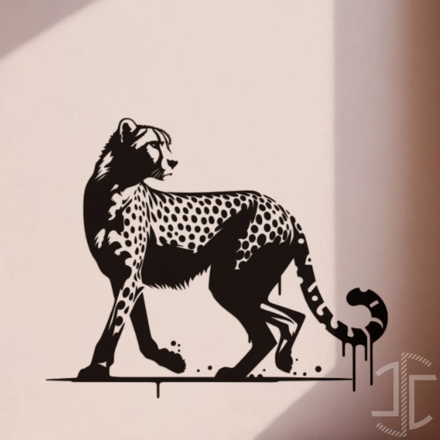 The Cheetah - Autocolante em Vinil