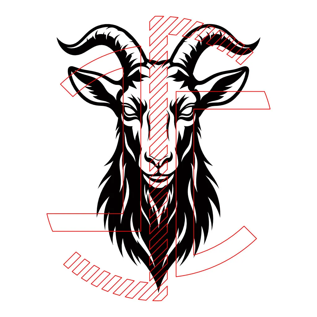 A Cabra - V2 - Autocolante em Vinil - Imagem 3