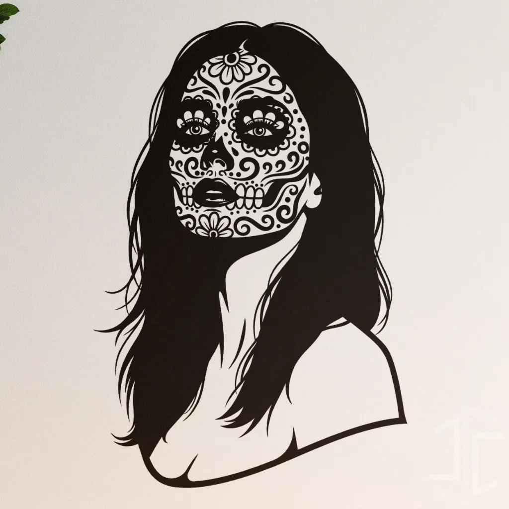 A Catrina - V2 - Autocolante em Vinil