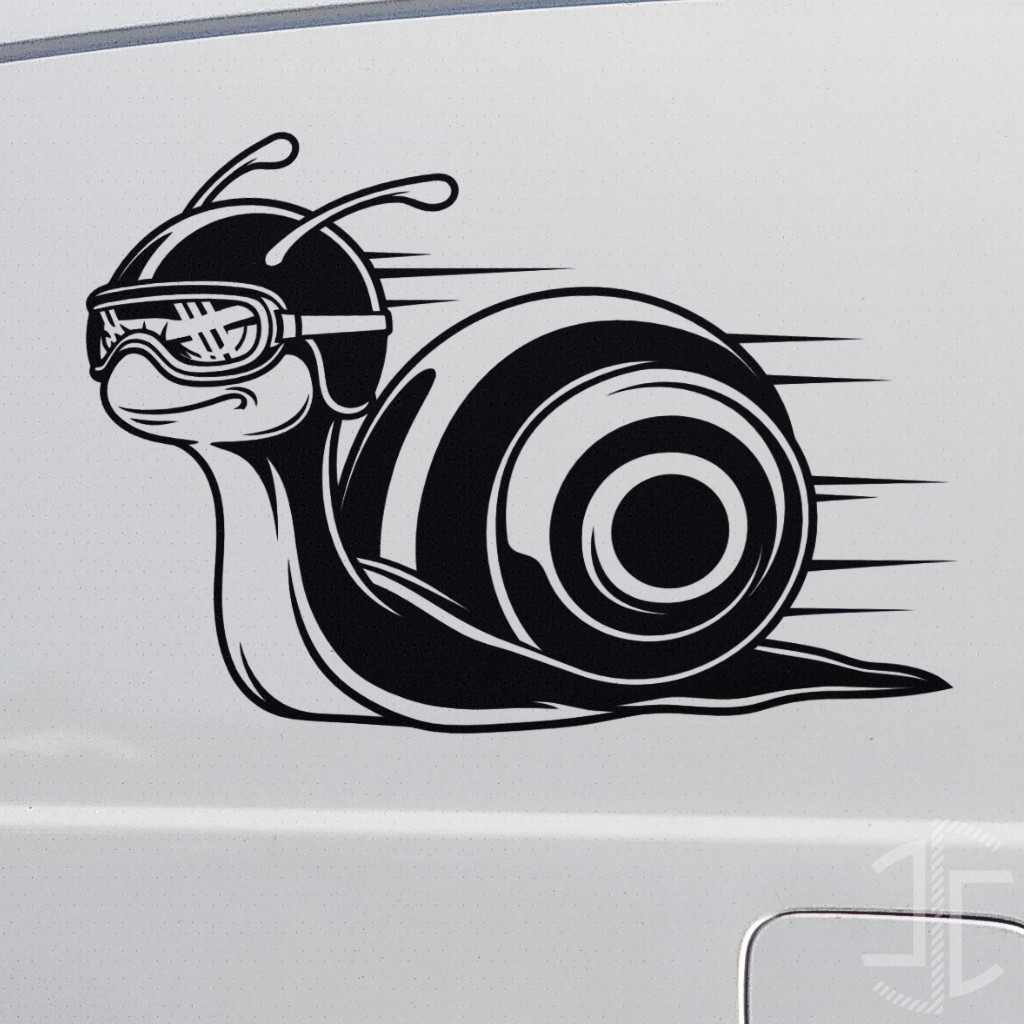 Turbo Lento - Autocolante em Vinil