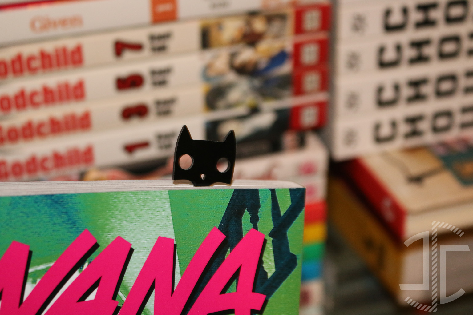 Marcador de posição de leitura - O gatinho curioso